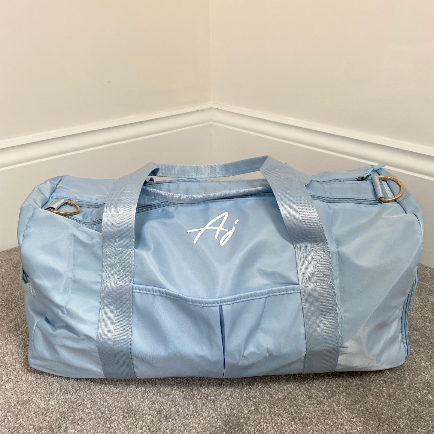 Personalised Sports Gym Duffle Travel Hospital Overnight Large Bag