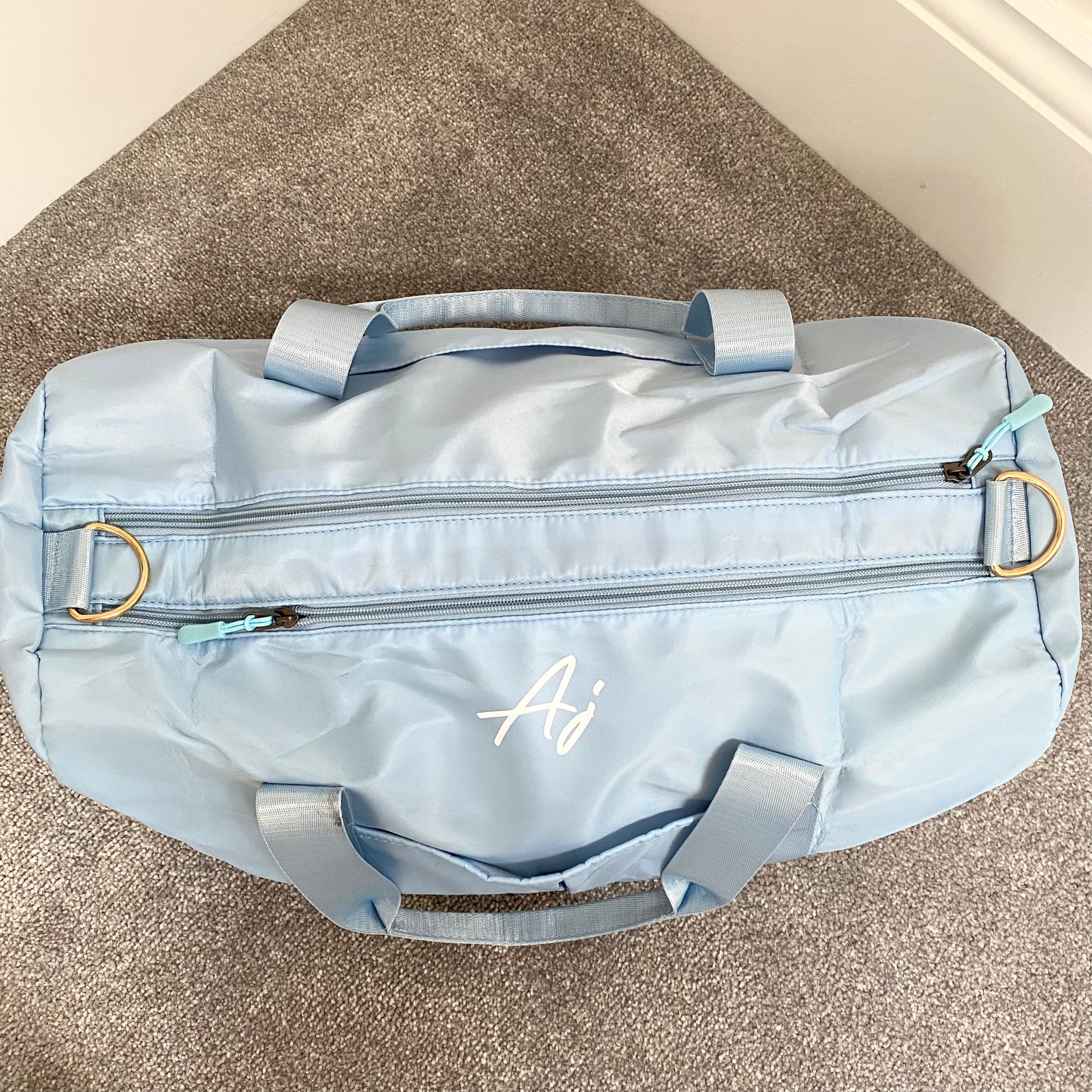 Personalised Sports Gym Duffle Travel Hospital Overnight Large Bag