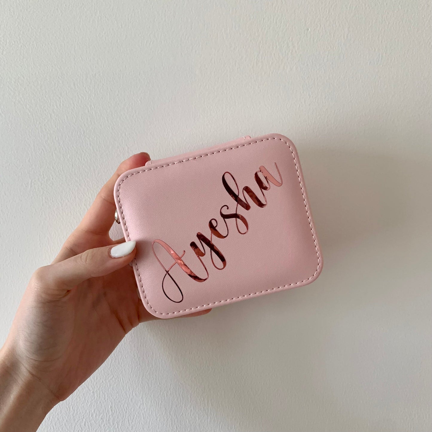 Personalised Travel Jewellery Box