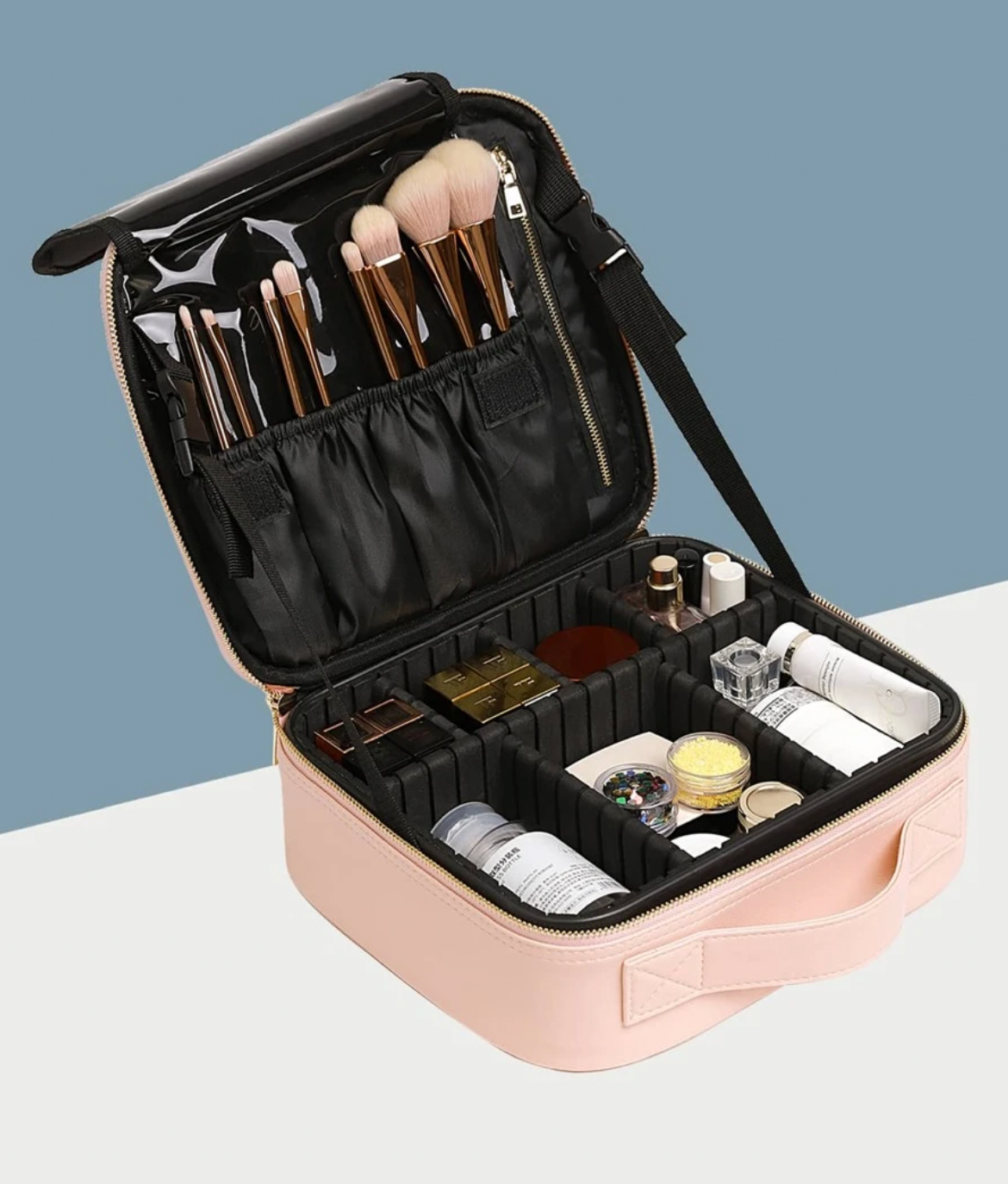 Cosmetic organiser outlet bag